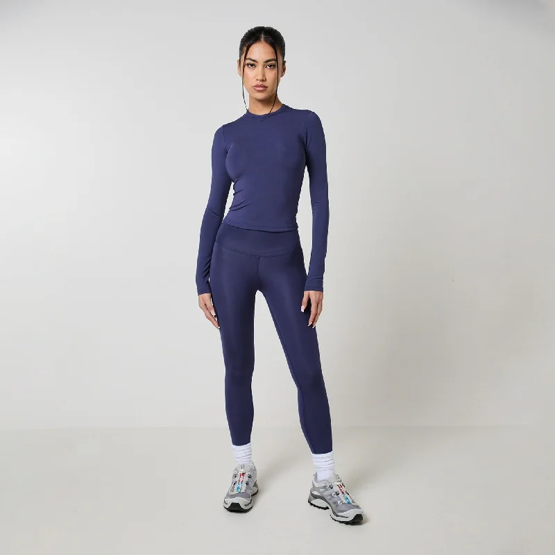 Special Buy Second Skin LS Top & Legging Set | Midnight Blue