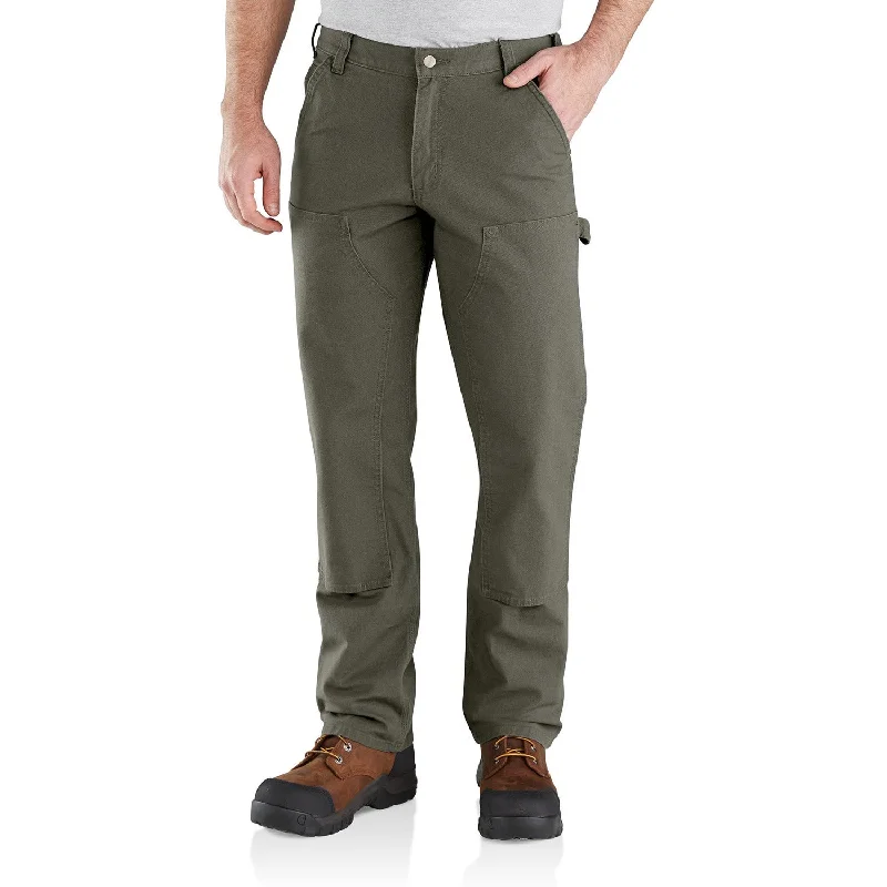 Weekend Discounts to Grab Carhartt Men's Rugged Flex® Relaxed Fit Double-Front Duck Pant_Moss Weekend Discounts to Grab Carhartt Men's Rugged Flex® Relaxed Fit Double-Front Duck Pant_Moss