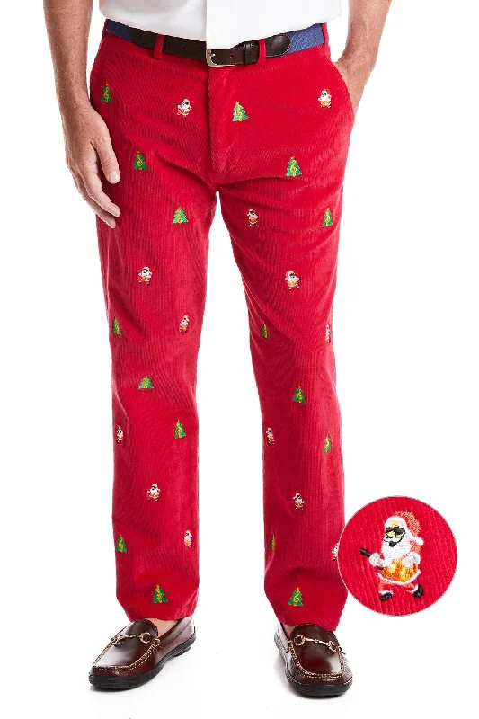 Unbeatable Prices Beachcomber Corduroy Pant Crimson with Rockin' Around the Christmas Tree
