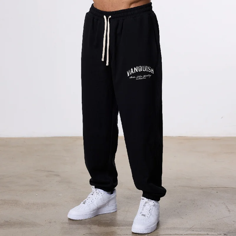 Special Buy Vanquish Better Than Yesterday Black Oversized Sweatpants