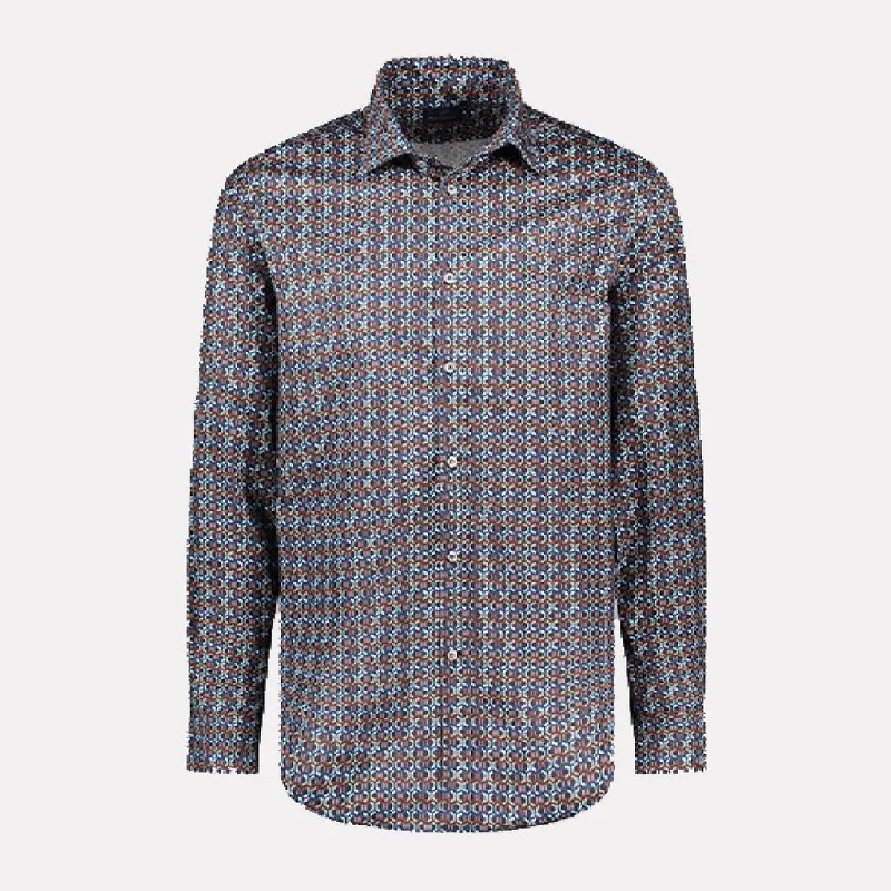 Value Deals Cotton Twill Printed Shirt 14313036CF