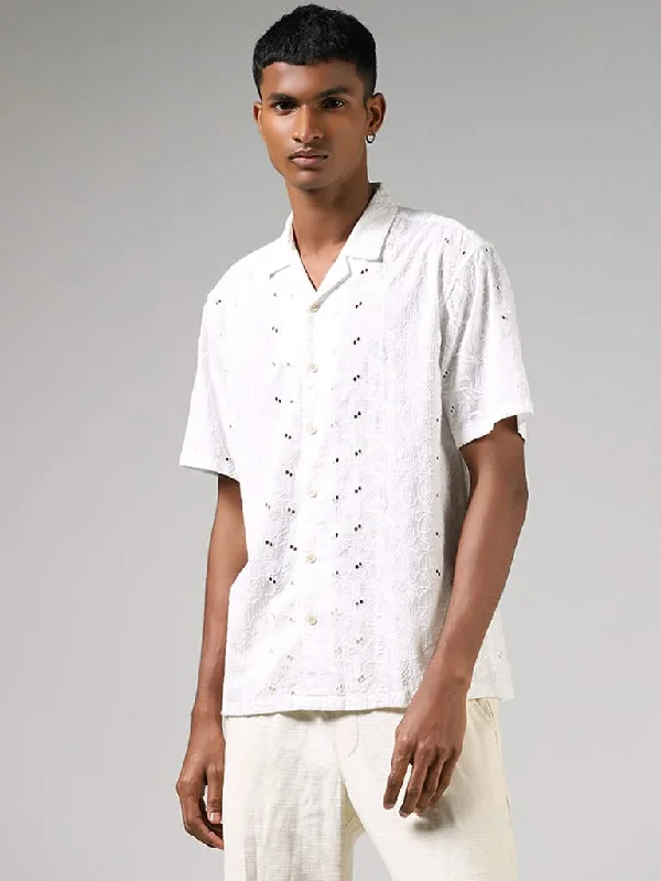 Act Now ETA Off White Schiffile Relaxed-Fit Shirt
