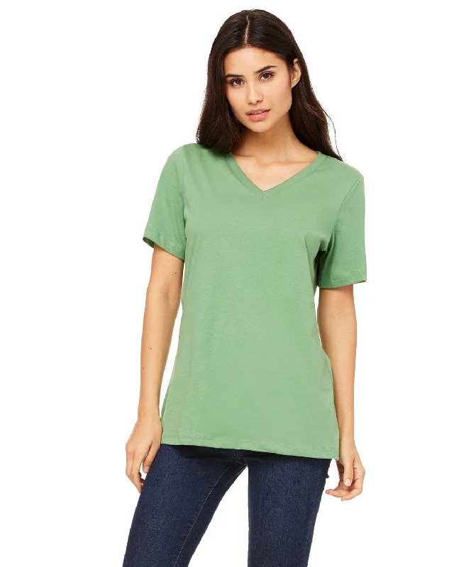 Today’s Deal Bella+Canvas Ladies Missy V-Neck T-Shirt | Leaf