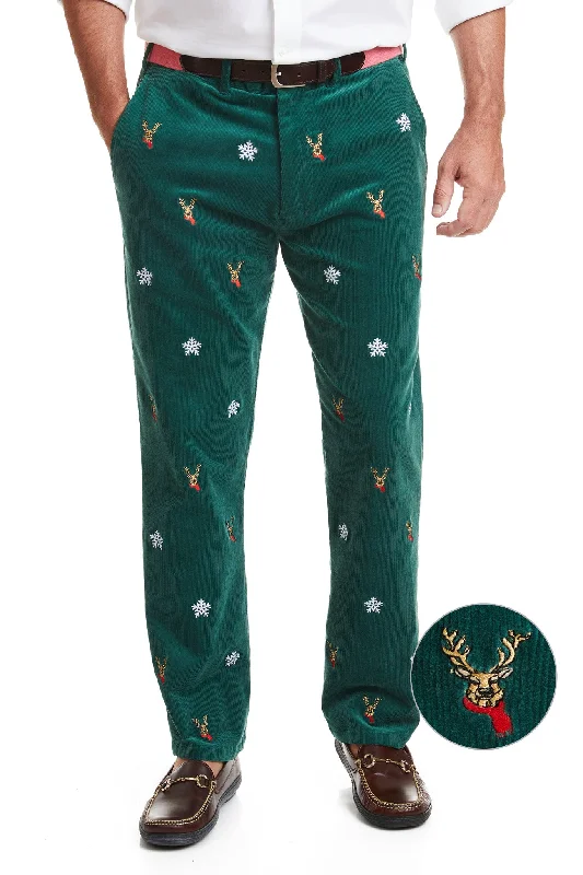 Stock Up and Save Beachcomber Corduroy Pant Hunter with Dasher & Snowflake