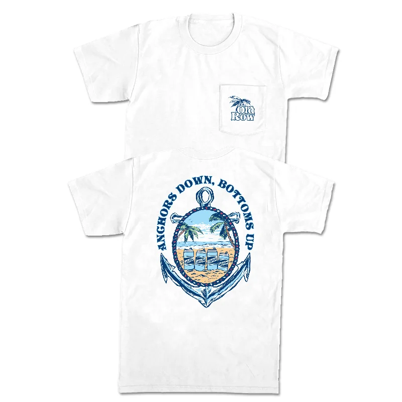Weekend Specials to Relish Anchors Down Bottoms Up Pocket Tee