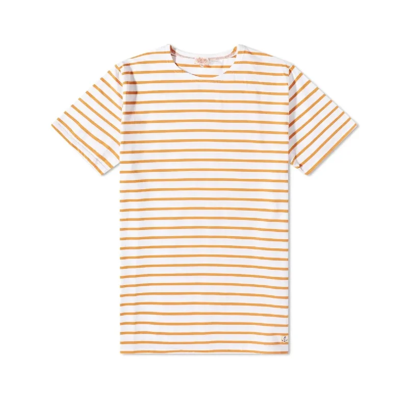 Super Deal Sailor Shirt S/S "Hoedic" Blanc/Rusty