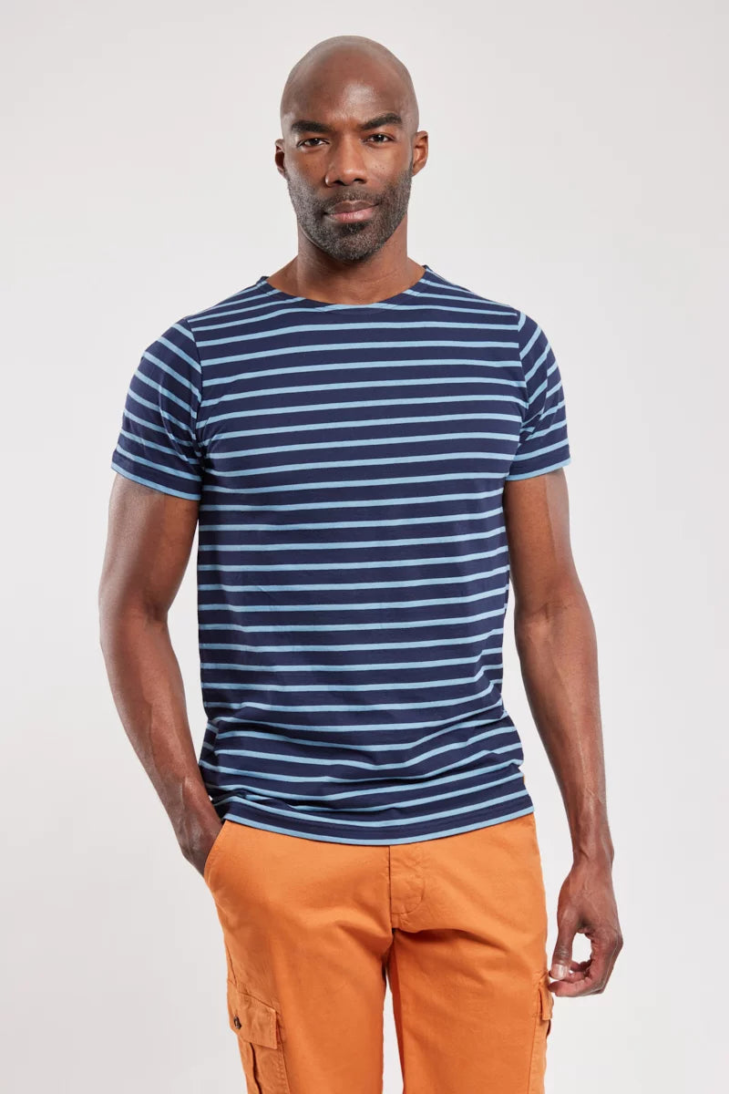 Special Price Sailor Shirt S/S "Hoedic" Marine Deep/St Lo