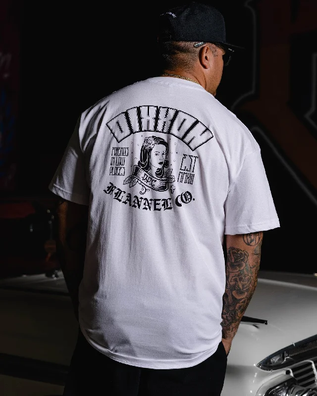 Weekend Bargains to Indulge In Black Maria T-Shirt - White
