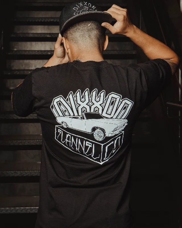 Loyalty Reward White Block T-Shirt - Black
