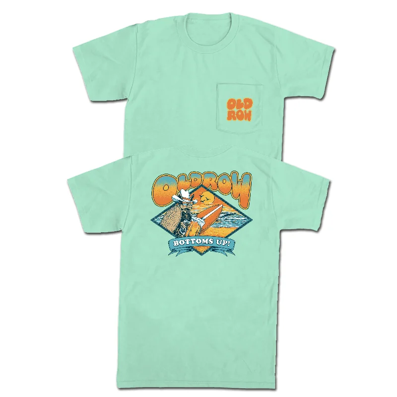 Year-End Sale Bottoms Up Armadillo Pocket Tee