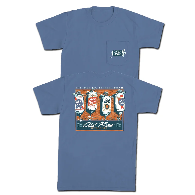 Steals and Deals Bottoms Up Bobbers Down Pocket Tee