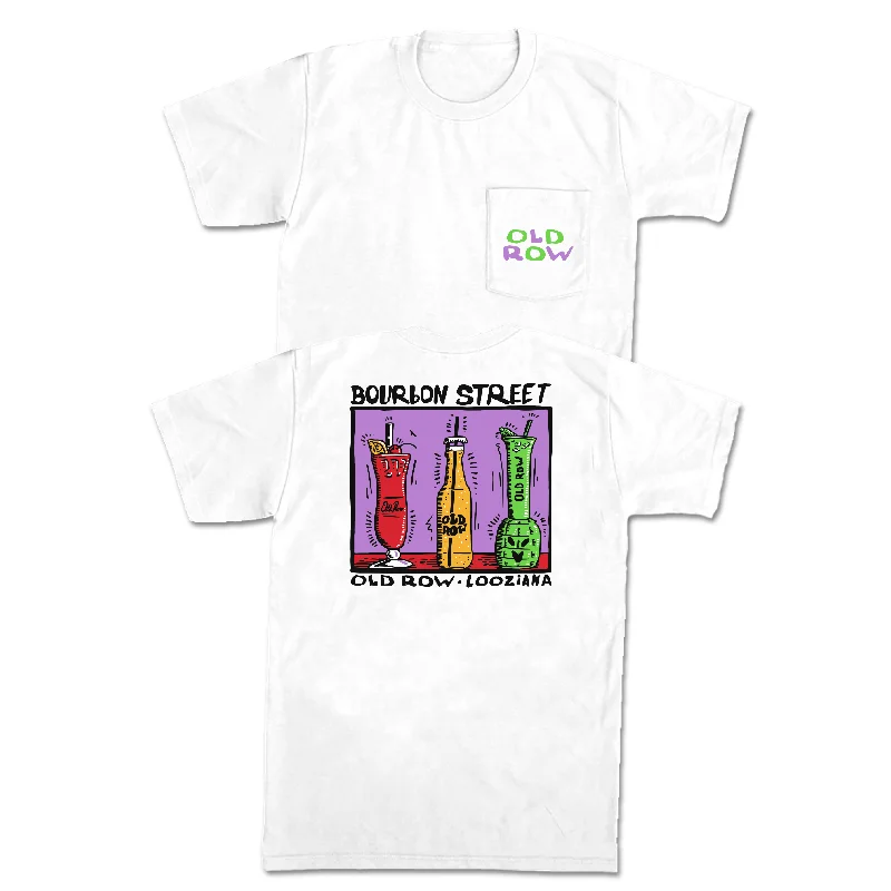 Shop the Weekend Away Bourbon Street Drinks Pocket Tee