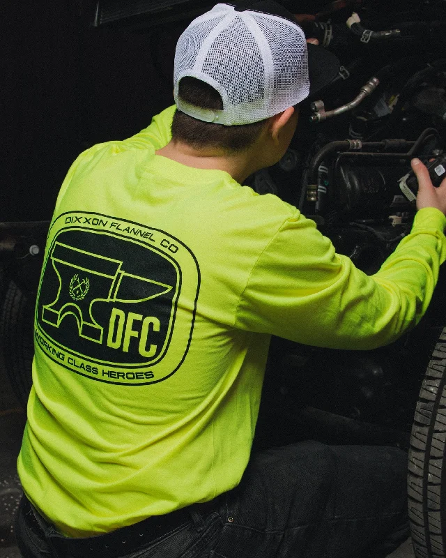 Lowest Price Checkpoint Hi Vis Long Sleeve T-Shirt - Yellow