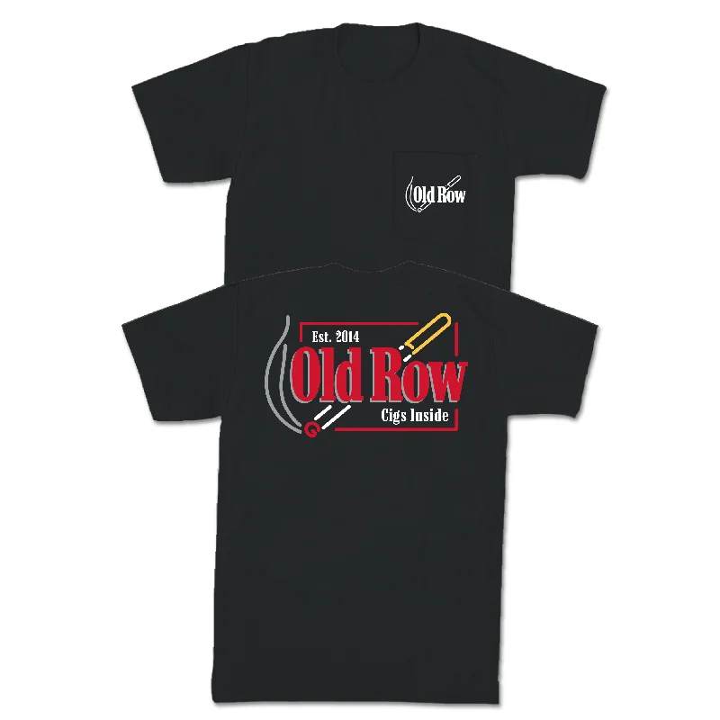 Limited Availability Cigs Inside Neon Pocket Tee