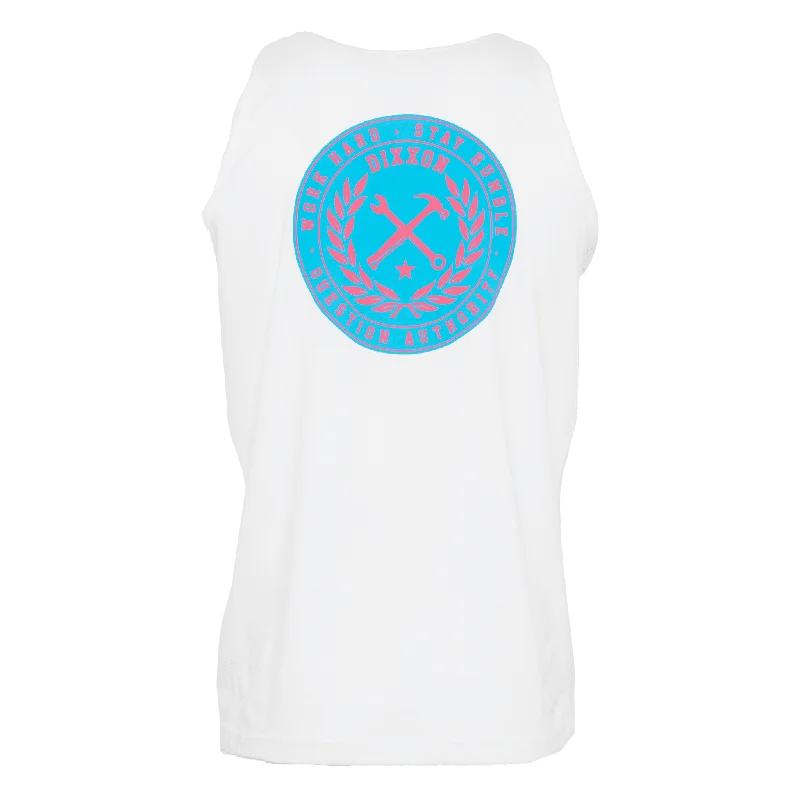 Big Savings Crested Tank - Pink & Blue