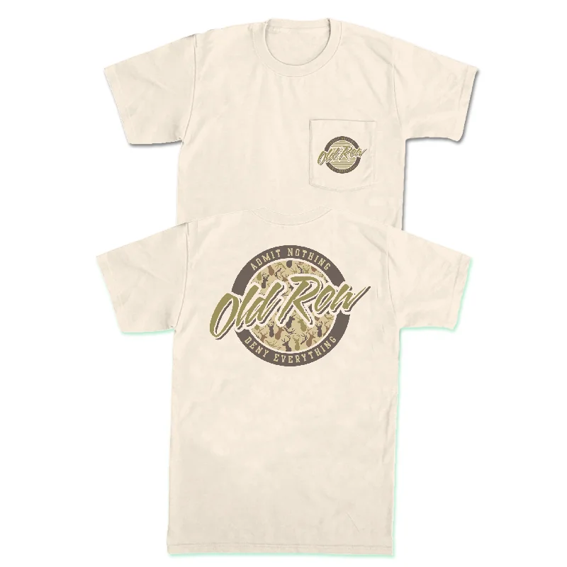Weekend Offers That Amaze Deer Camo Circle Logo Pocket Tee