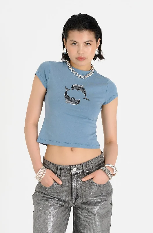 Mega Deal Delphine Graphic Baby Tee