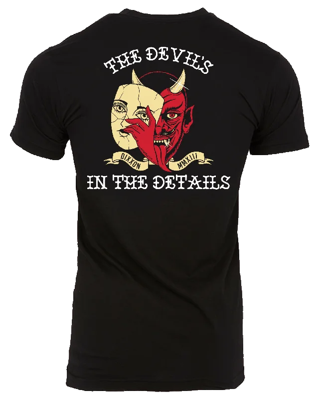 Seasonal Sale Devil Is In The Details T-Shirt - Black