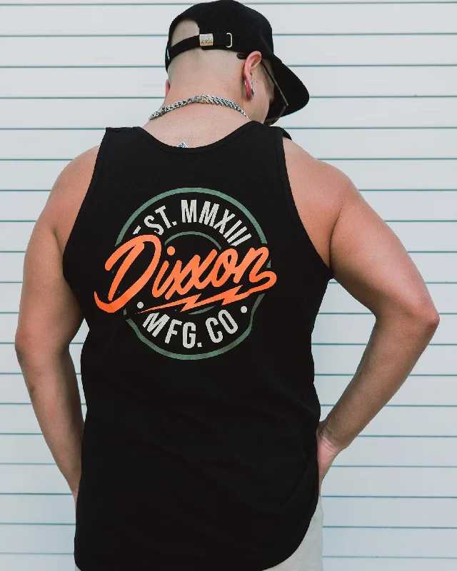 Major Savings Orange/Gold Dixxon MFG Tank - Black