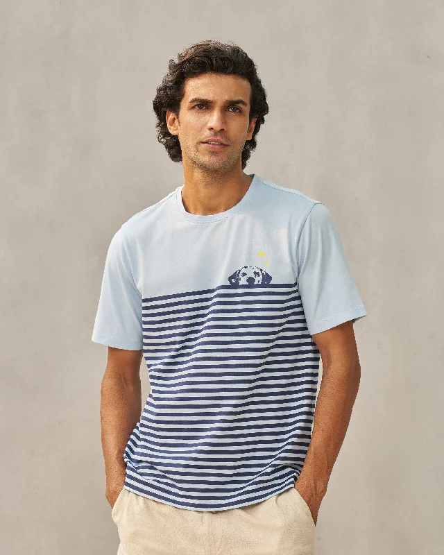 Weekend Specials to Enjoy Hearts for you T-shirt - Light Blue