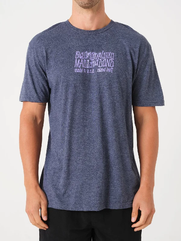 Price Slash Island Built T-Shirt in Navy