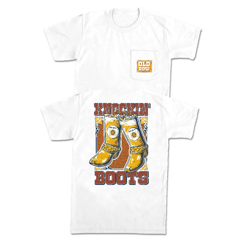 New Deals Knockin' Boots Pocket Tee
