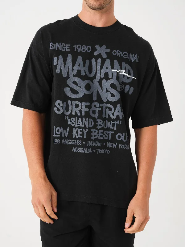 Exclusive Preview Landmark T-Shirt in Black Edge