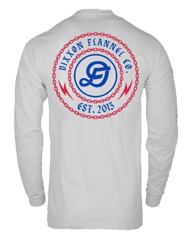 Mega Sale Linked UV Long Sleeve T-Shirt - White