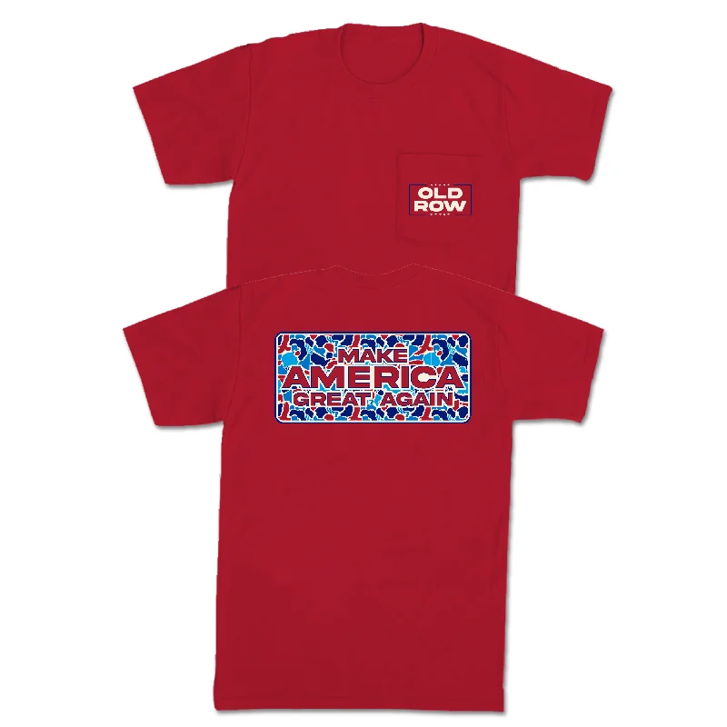 Weekend Offers That Shine MAGA Camo Pocket Tee