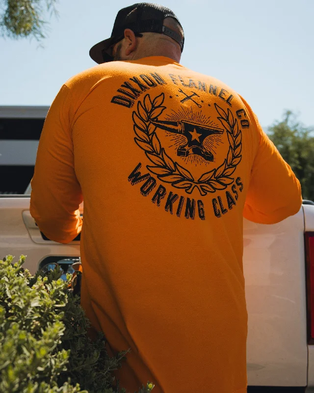 Savings Galore Makers Hi Vis Long Sleeve T-Shirt - Safety Orange