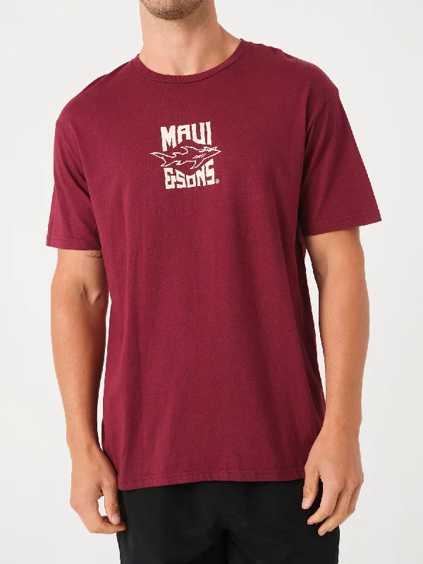 Customer Appreciation Sale Maui Stoke T-Shirt in Maroon