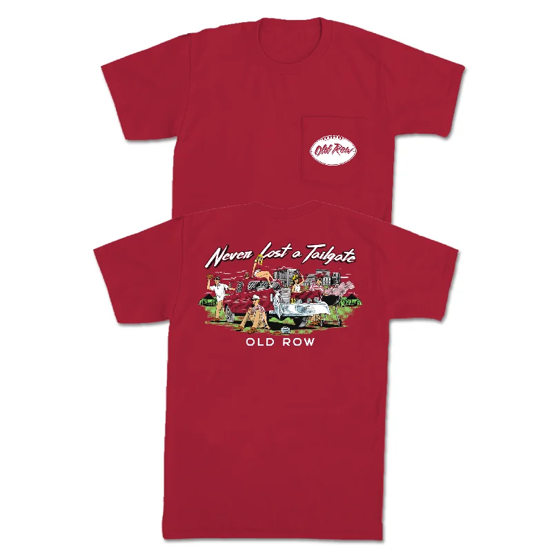 Early Bird Discount Never Lost A Tailgate Fayetteville Pocket Tee
