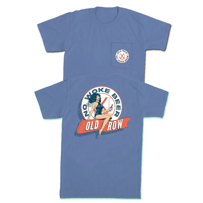 Super Sale No Woke Beer Pocket Tee