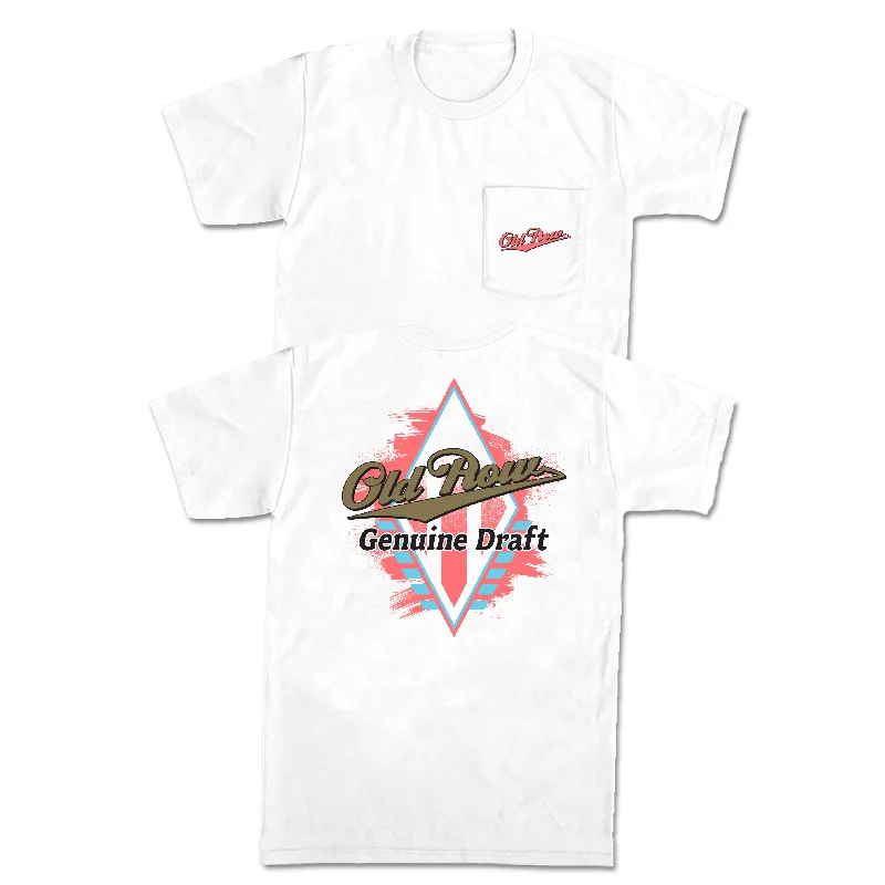 Instant Savings Old Row Genuine Draft Neon Pocket Tee