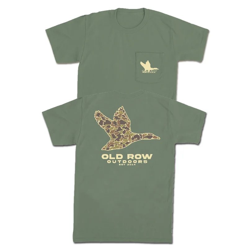 Sale Event Old Row Outdoors Flying Duck Camo Pocket Tee