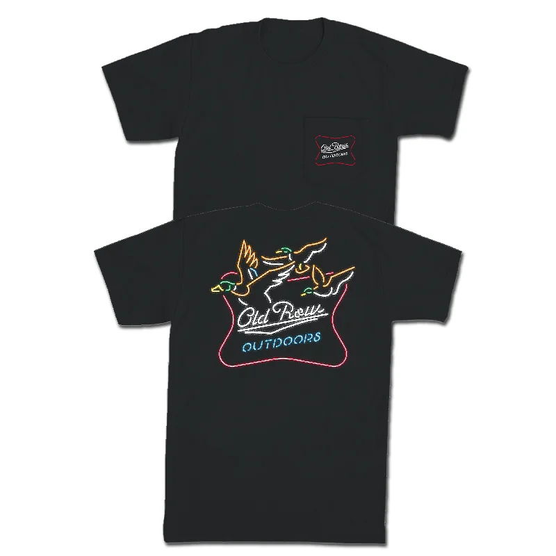 Weekend Discounts to Love Old Row Outdoors Neon Duck Pocket Tee