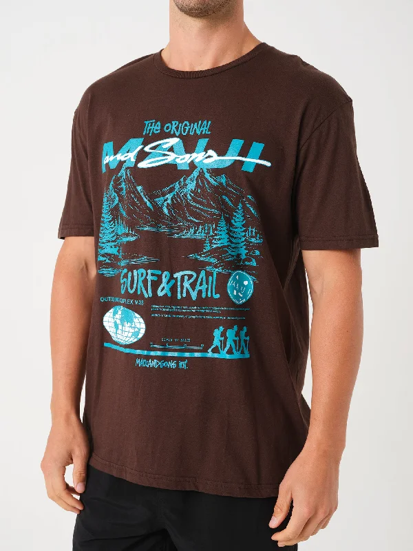 Stock Up and Save Outdoors T-Shirt in Dark Chocolate
