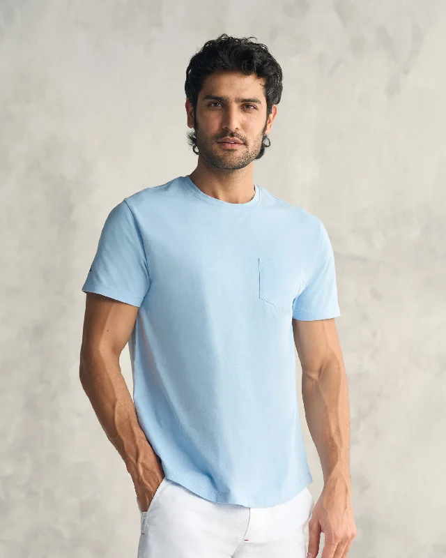 Your Weekend, Your Savings Pocket T-shirt - Blue