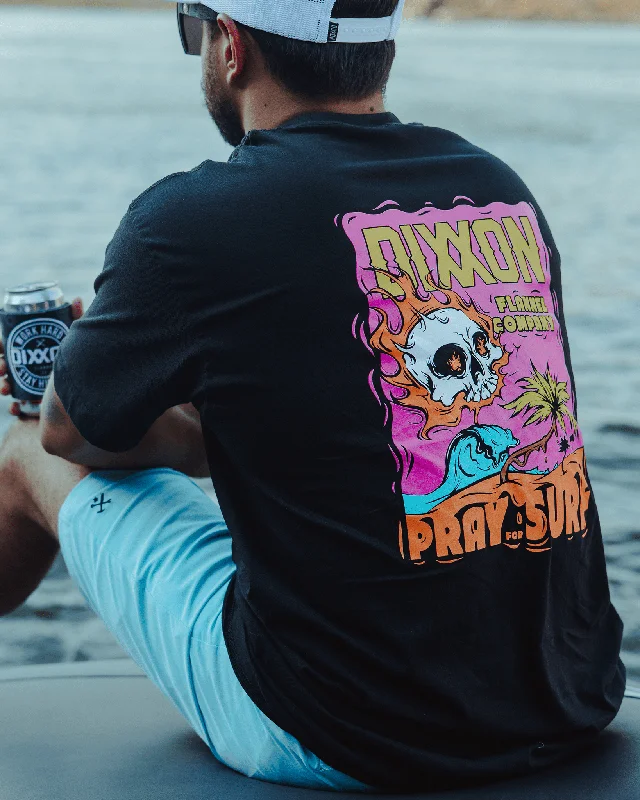 Year-End Clearance Pray for Surf T-Shirt - Black