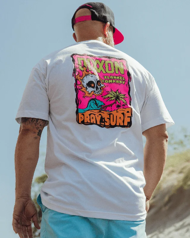 Exclusive Online Offer Pray for Surf T-Shirt - White