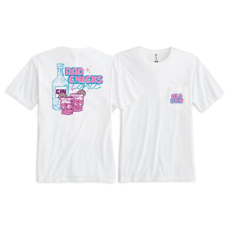 New Deal Rad Chicks Gin Pocket Tee