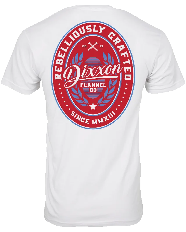 Super Discount Rebelliously Crafted T-Shirt - White