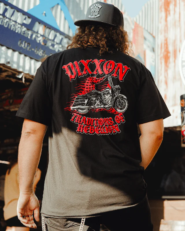 Special Savings Red Rebellion T-Shirt - Black