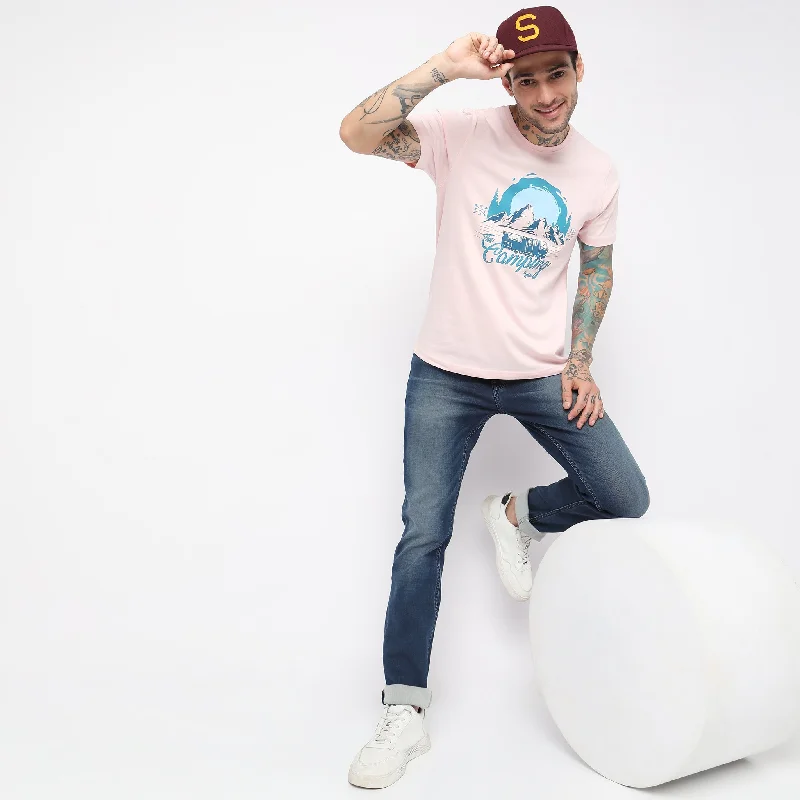 Weekend Deals That Thrill Regular Fit Graphic T-Shirt