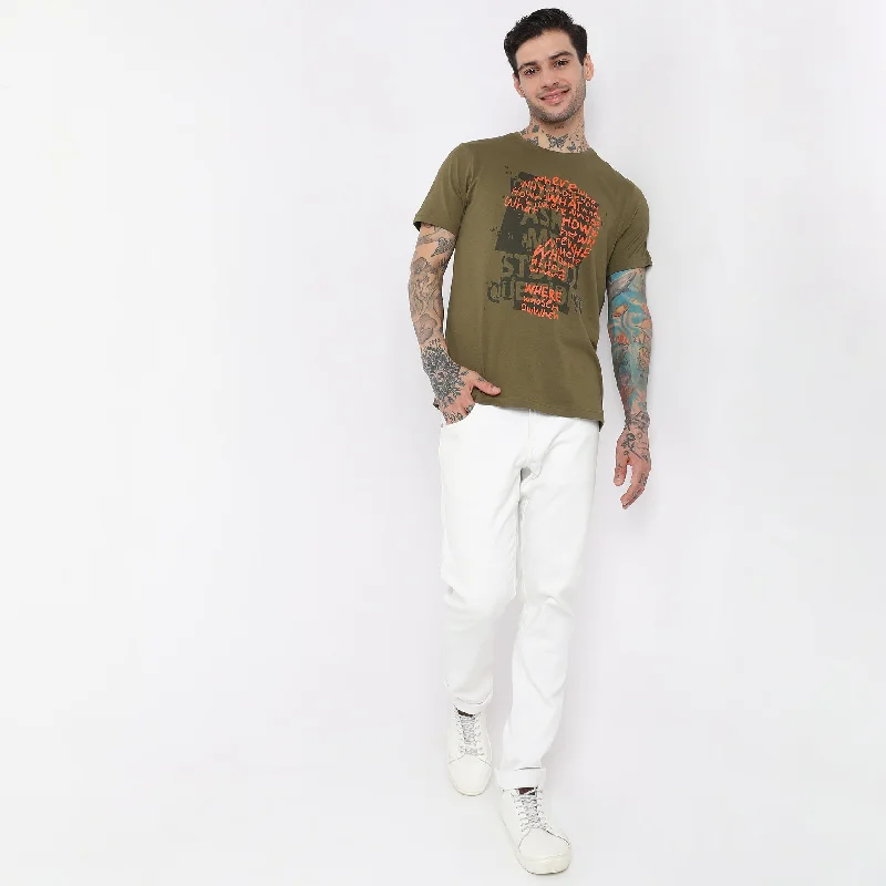 Weekend Savings Galore Regular Fit Graphic T-Shirt