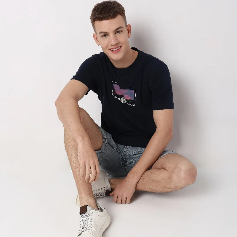 Great Deal Regular Fit Graphic T-Shirt