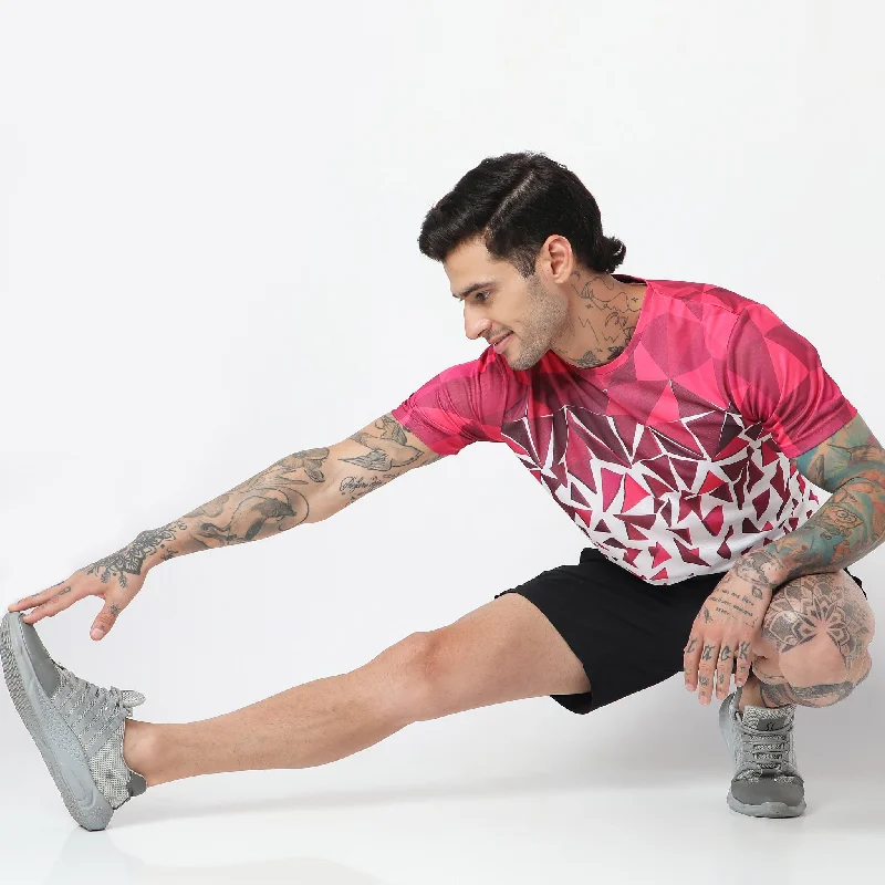 Celebrate the Weekend with Discounts Regular Fit Printed T-Shirt