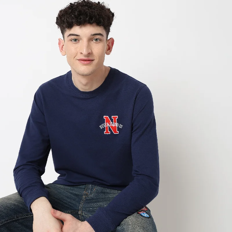 Seasonal Sale Regular Fit Solid Sweat Tee