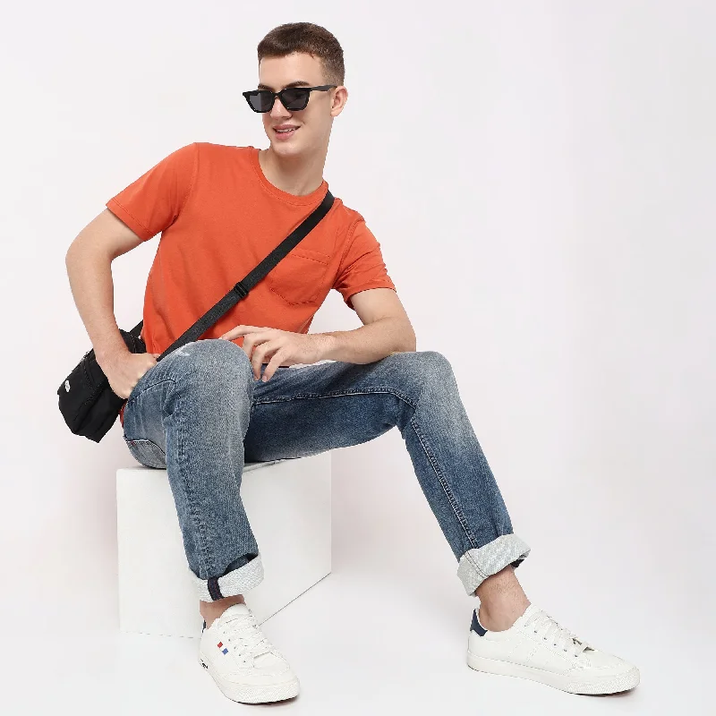 Year-End Deals Regular Fit Solid T-Shirt