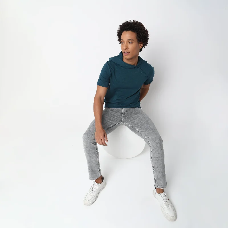 Super Deal Regular Fit Solid T-Shirt